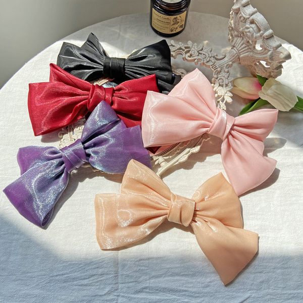 small bow hairpin clip bangs red spring clip girl hairpin back clip headdress, Golden;silver
small bow hairpin clip bangs red spring clip girl hairpin back clip headdress, Golden;silver