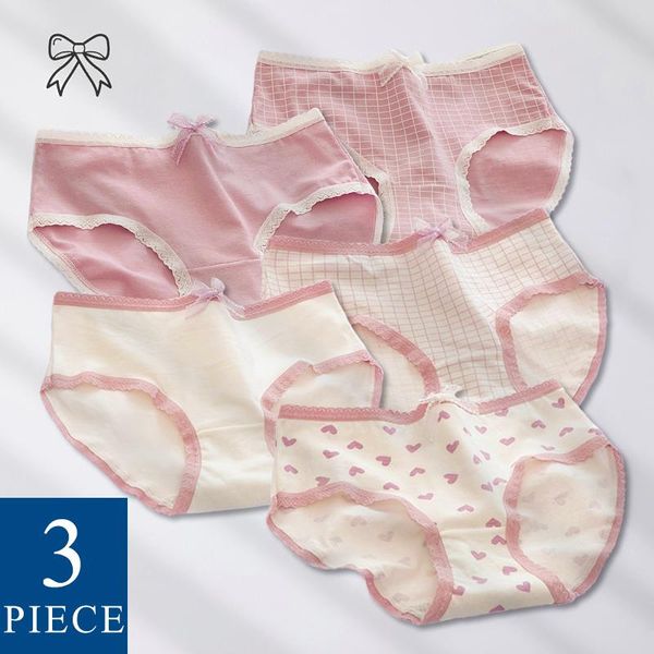 women's panties wontive 3pcs set 3 pieces for women with bow line japan style cute cotton -2xl girly ladies period panty, Black;pink
women's panties wontive 3pcs set 3 pieces for women with bow line japan style cute cotton -2xl girly ladies period panty, Black;pink