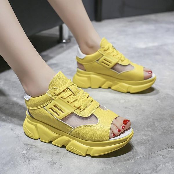women chunky sandals platform designers yellow block heel shoes leather brand fashion woman wedge sandal beach casual, Black
women chunky sandals platform designers yellow block heel shoes leather brand fashion woman wedge sandal beach casual, Black