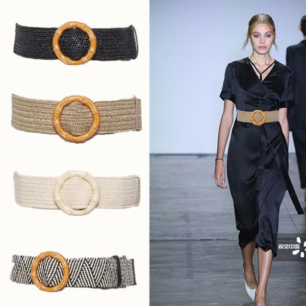 belts pp straw woven leisure ultra-wide belt women retro carved wooden buckle elastic decoration dress shirt waist, Black;brown
belts pp straw woven leisure ultra-wide belt women retro carved wooden buckle elastic decoration dress shirt waist, Black;brown