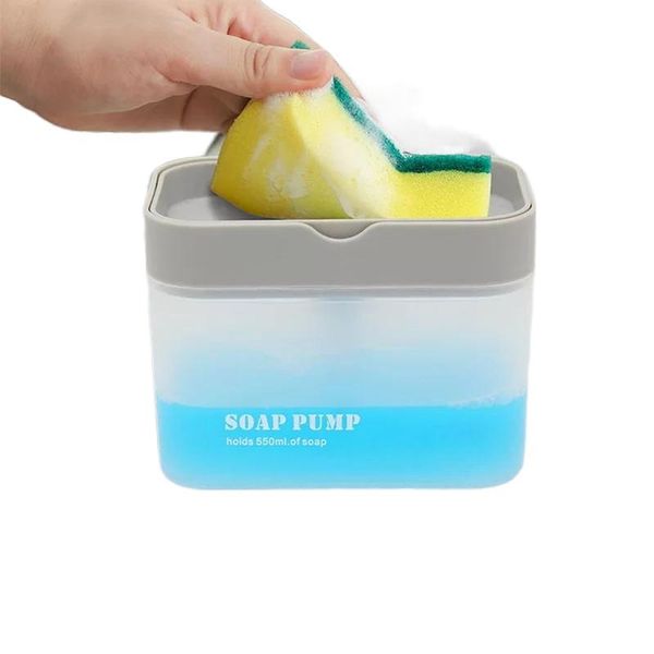 liquid soap dispenser press type box sponge automatic distributor kitchen dishwasher detergent container tools
liquid soap dispenser press type box sponge automatic distributor kitchen dishwasher detergent container tools