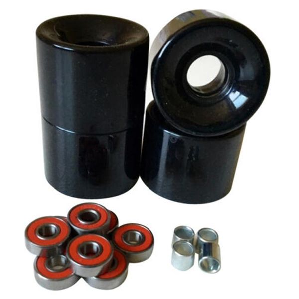 -4 pack 7mm bearing skateboard wheels with replacement 78a +abec- 9 bearings + spacers 60mmx45mm skateboarding
-4 pack 7mm bearing skateboard wheels with replacement 78a +abec- 9 bearings + spacers 60mmx45mm skateboarding
