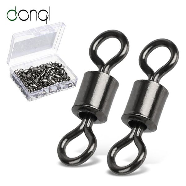 fishing hooks donql 100pcs stainless steel tackle ball bearing swivel with soild ring for fishhook lure link 1# 2# 4# 5#
fishing hooks donql 100pcs stainless steel tackle ball bearing swivel with soild ring for fishhook lure link 1# 2# 4# 5#