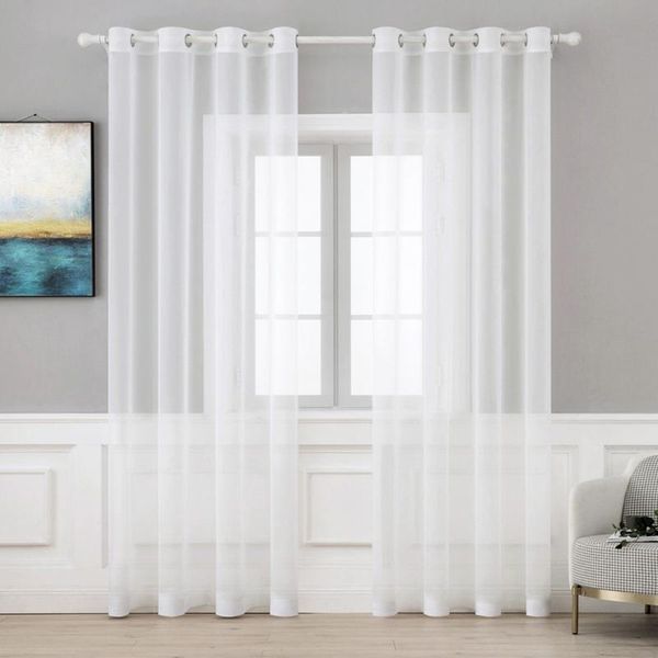 curtain & drapes 2pcs/lot solid color curtains tulle window voile sheer screens finished panel treatments bedroom decor
curtain & drapes 2pcs/lot solid color curtains tulle window voile sheer screens finished panel treatments bedroom decor