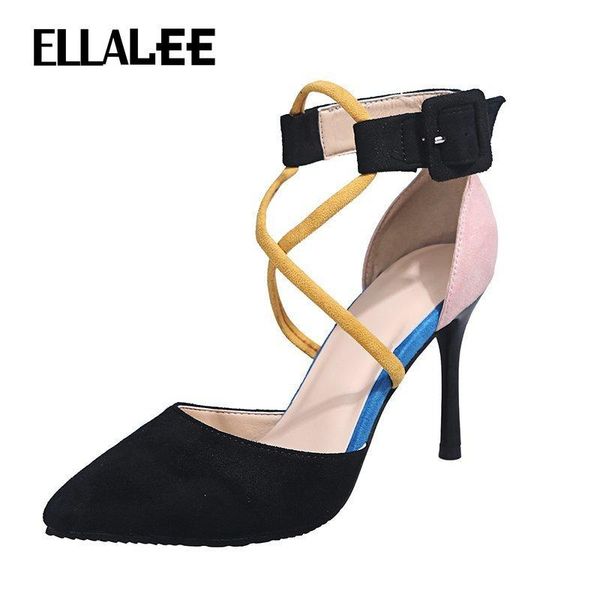 pumps shoes women mixcolor belt buckle pointed toe female high heels pump thin plus size42 office lady shoe dress, Black
pumps shoes women mixcolor belt buckle pointed toe female high heels pump thin plus size42 office lady shoe dress, Black