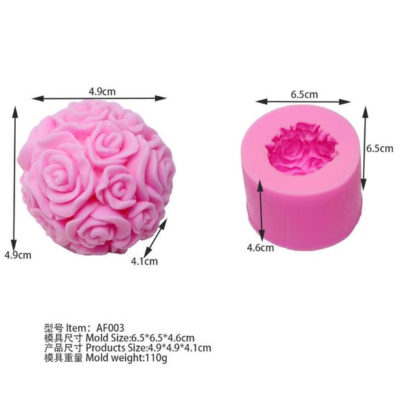 craft tools rose flower silicone molds soap candle mould cake decorating ball 3d mold #xj0202
craft tools rose flower silicone molds soap candle mould cake decorating ball 3d mold #xj0202