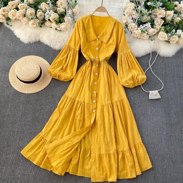 casual dresses white single breasted dress party club high waist maxi elegant women lace patchwork long lantern sleeve, Black;gray
casual dresses white single breasted dress party club high waist maxi elegant women lace patchwork long lantern sleeve, Black;gray