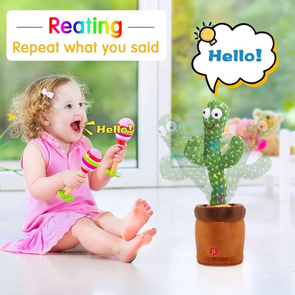 dancing cactus toys 120 songs speak electronic plush glow toy singing dancer music kids gifts
dancing cactus toys 120 songs speak electronic plush glow toy singing dancer music kids gifts