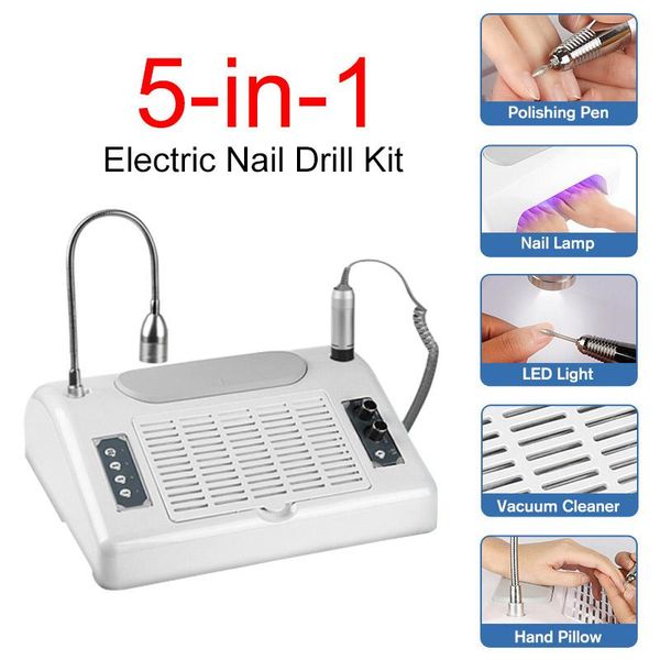 nail art equipment 5 in 1 dust collector fan vacuum cleaner manicure machine drill led lamp with 39 beads salon tools, Silver
nail art equipment 5 in 1 dust collector fan vacuum cleaner manicure machine drill led lamp with 39 beads salon tools, Silver