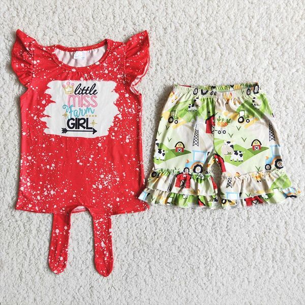 selling children spring autumn 2pieces set baby girls farm outfit with flutter sleeve kids and shorts, White
selling children spring autumn 2pieces set baby girls farm outfit with flutter sleeve kids and shorts, White