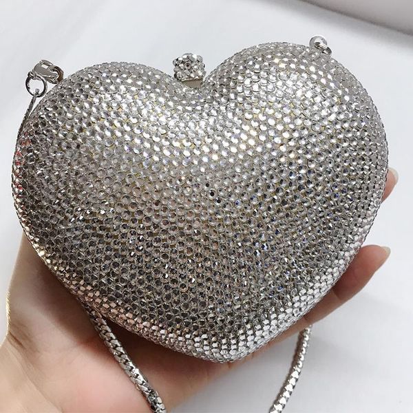 arrival full diamond silver crystal evening clutch purse luxury heart-shape women wedding purses and handbags lady clutches bags
arrival full diamond silver crystal evening clutch purse luxury heart-shape women wedding purses and handbags lady clutches bags
