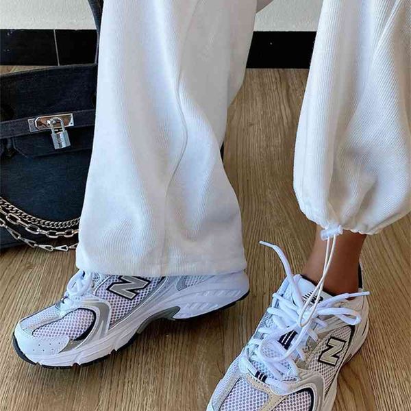 liviahome grey sports women's fashionable high waistband loose straight casual wide leg pants, Black
liviahome grey sports women's fashionable high waistband loose straight casual wide leg pants, Black