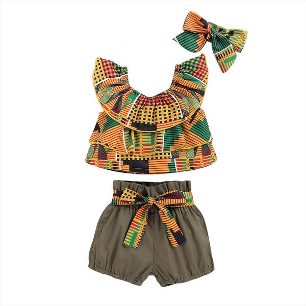 toddler kids baby girls clothes sets african style print vest bow shorts cute headband 3pcs outfits set, White
toddler kids baby girls clothes sets african style print vest bow shorts cute headband 3pcs outfits set, White