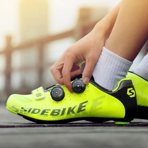 sidebike 002 carbon fiber road cycling shoes men racing sets including carber pedals self-locking bicycle sneakers footwear, Black
sidebike 002 carbon fiber road cycling shoes men racing sets including carber pedals self-locking bicycle sneakers footwear, Black