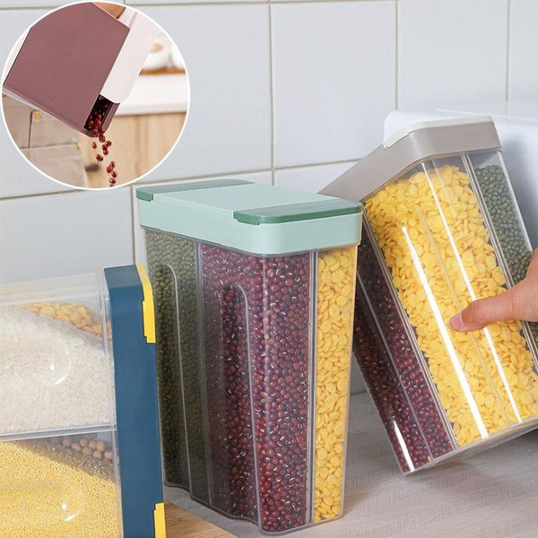 storage bottles & jars four-cell tank food kitchen organizer moisture-proof boxes plastic container rice bucket grain dispenser
storage bottles & jars four-cell tank food kitchen organizer moisture-proof boxes plastic container rice bucket grain dispenser