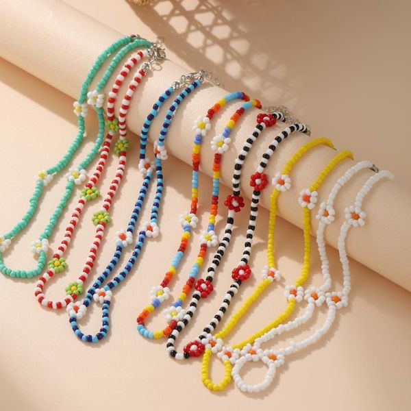 chokers bohemian daisy bead chain choker necklace for women y2k style flowers necklaces 2021 fashion female trend aesthetic jewelry, Golden;silver
chokers bohemian daisy bead chain choker necklace for women y2k style flowers necklaces 2021 fashion female trend aesthetic jewelry, Golden;silver