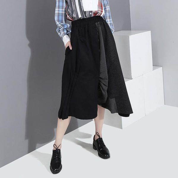 skirts mevgo 2021 winter autumn high waist stripe patchwork skirt woman ruffles black korean all-match splice fashion hd1279
skirts mevgo 2021 winter autumn high waist stripe patchwork skirt woman ruffles black korean all-match splice fashion hd1279