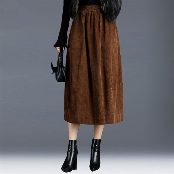 large size female clothing autumn and winter ladies skirts womens split wild corduroy skirt elastic high waist a-line 210421, Black
large size female clothing autumn and winter ladies skirts womens split wild corduroy skirt elastic high waist a-line 210421, Black