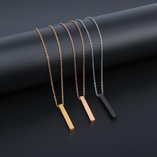 chains personalised name custom necklace fashion customized stainless steel thin vertical bar pendant chain for women, Silver
chains personalised name custom necklace fashion customized stainless steel thin vertical bar pendant chain for women, Silver