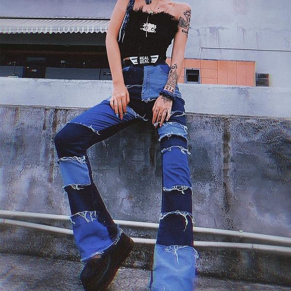 flexible high waist jeans women casual long trouses ladies patchwork fashion denim pants capris pocket streetwear women's, Blue
flexible high waist jeans women casual long trouses ladies patchwork fashion denim pants capris pocket streetwear women's, Blue