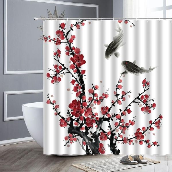 shower curtains chinese style curtain bamboo flower birds fish natural scenery waterproof fabric bathroom bathtub decor screen
shower curtains chinese style curtain bamboo flower birds fish natural scenery waterproof fabric bathroom bathtub decor screen
