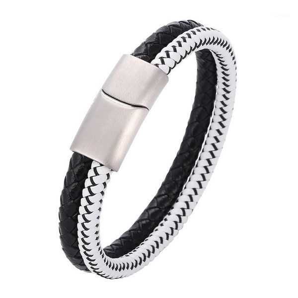 charm bracelets special design stainless steel magnetic clasp double layered handmade bracelet braided leather rope wristband men jewelry sp, Golden;silver
charm bracelets special design stainless steel magnetic clasp double layered handmade bracelet braided leather rope wristband men jewelry sp, Golden;silver