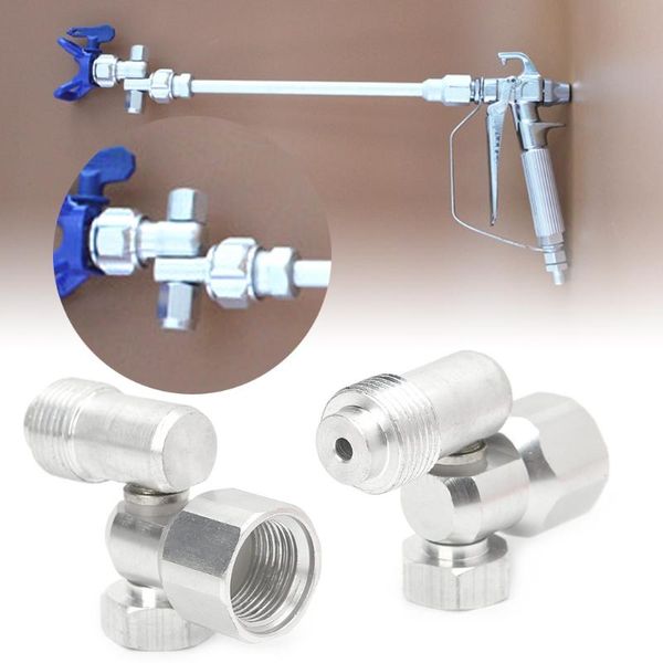 professional spray guns multi-angle alloy universal swivel joint adapter for airless tools
professional spray guns multi-angle alloy universal swivel joint adapter for airless tools