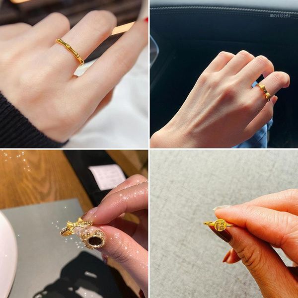 wedding rings minimalist bamboo joint butterflybow for women goldcolor geometrical adjustable engagement fashion jewelry wholesale1, Slivery;golden
wedding rings minimalist bamboo joint butterflybow for women goldcolor geometrical adjustable engagement fashion jewelry wholesale1, Slivery;golden
