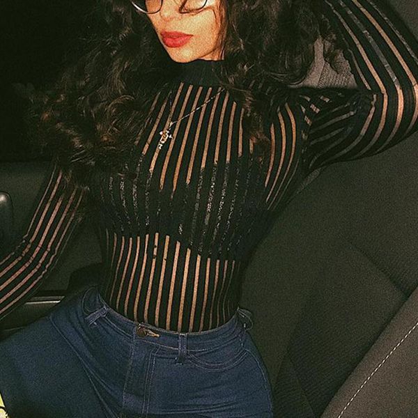 women's jumpsuits & rompers omsj black mesh sprited print see-through skinny bodysuit long sleeve lady high neck pullover body fash, Black;white
women's jumpsuits & rompers omsj black mesh sprited print see-through skinny bodysuit long sleeve lady high neck pullover body fash, Black;white
