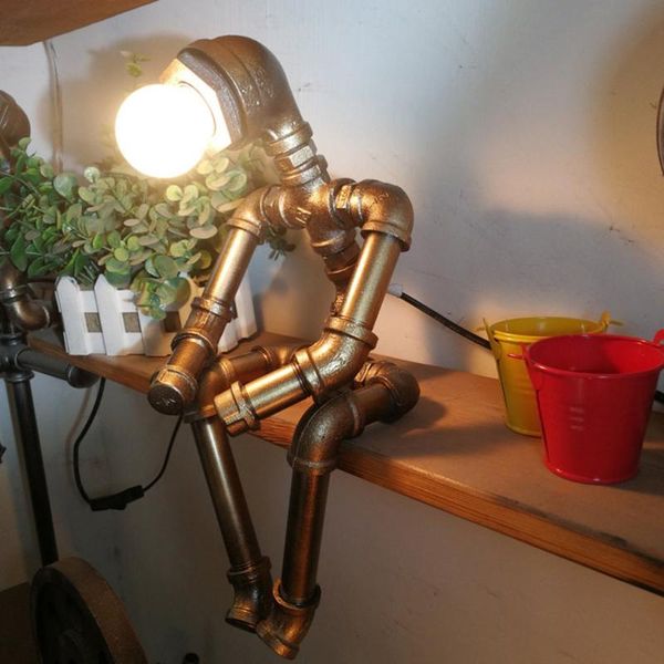 wall lamp industrial robot lamps retro style steampunk cute table water pipe light for office bedroom
wall lamp industrial robot lamps retro style steampunk cute table water pipe light for office bedroom