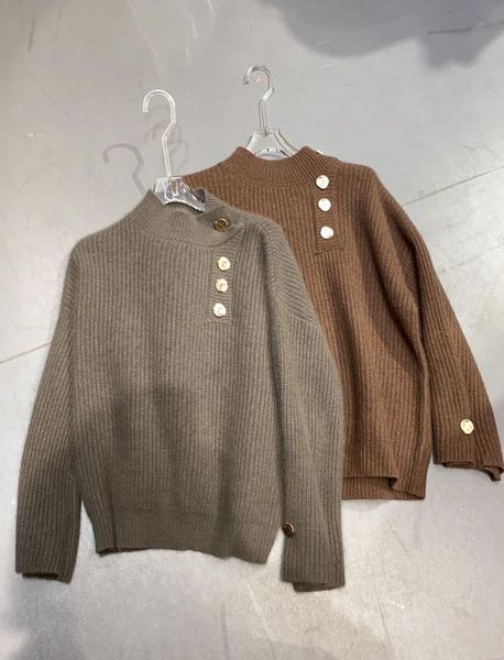 women's sweaters ladies 2021 fashion long sleeve casual solid color button half high neck raccoon sweater 1029, White;black
women's sweaters ladies 2021 fashion long sleeve casual solid color button half high neck raccoon sweater 1029, White;black