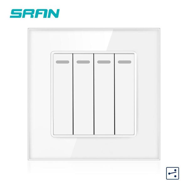 smart home control sran 4gang 2way wall power switch crystal tempered glass 86mm*86mm light household appliances electrical expert a610-42
smart home control sran 4gang 2way wall power switch crystal tempered glass 86mm*86mm light household appliances electrical expert a610-42