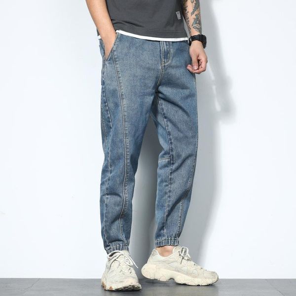 men's jeans 7xl-s plus size 2021 cargo pants men fashion casual harem joggers trousers multiple pockets denim, Blue
men's jeans 7xl-s plus size 2021 cargo pants men fashion casual harem joggers trousers multiple pockets denim, Blue