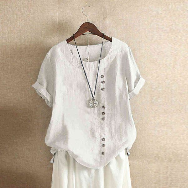 women's blouses & shirts woman summer o-neck big size tunic casual short sleeve oversize blouse blusa feminina k28o, White
women's blouses & shirts woman summer o-neck big size tunic casual short sleeve oversize blouse blusa feminina k28o, White