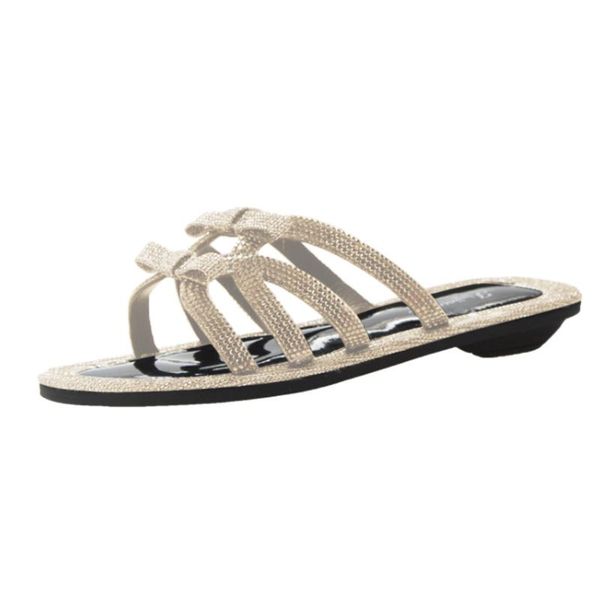 slippers women girls flat bow crystal bowknot casual sandals indoor outdoor linen flip-flops female fashion shoes#330, Black
slippers women girls flat bow crystal bowknot casual sandals indoor outdoor linen flip-flops female fashion shoes#330, Black