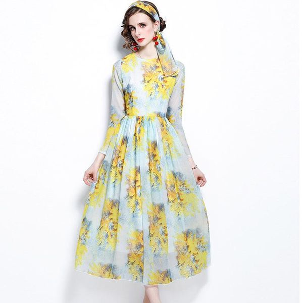 casual dresses arrival autumn women's printed chiffon lace-up bohemian style slim long sleeve beach dress vestidos, Black;gray
casual dresses arrival autumn women's printed chiffon lace-up bohemian style slim long sleeve beach dress vestidos, Black;gray
