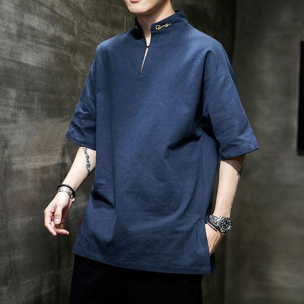men's t-shirts mrgb vintage fashion short sleeve t-shirt 2021 chinese style embroidery solid color male clothing, White;black
men's t-shirts mrgb vintage fashion short sleeve t-shirt 2021 chinese style embroidery solid color male clothing, White;black