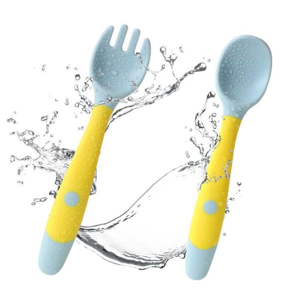 cups, dishes & utensils tableware spoon for fork children silicone set auxiliary learn to eat training bendable soft baby toddler infan
cups, dishes & utensils tableware spoon for fork children silicone set auxiliary learn to eat training bendable soft baby toddler infan