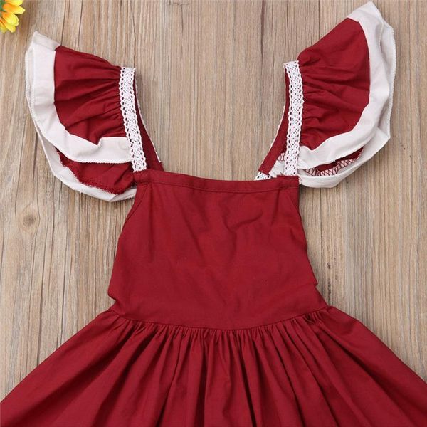 toddler kids girl ruffle dress lace sleevelss party pageant baby sleeveless, Red;yellow
toddler kids girl ruffle dress lace sleevelss party pageant baby sleeveless, Red;yellow