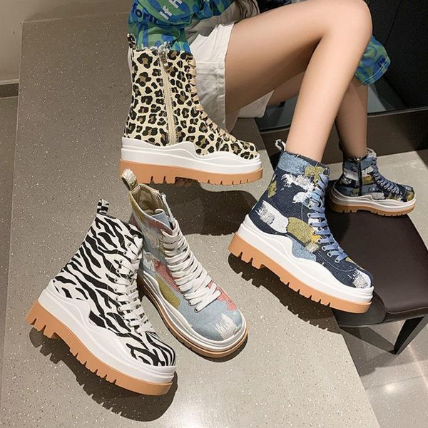 boots platform shoes slope heel motorcycle canvas ins style net red leopard zebra print graffiti, Black
boots platform shoes slope heel motorcycle canvas ins style net red leopard zebra print graffiti, Black