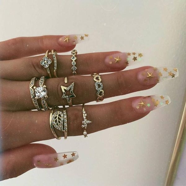 fashion leaves heart crystal rings set for women rose gold hollowing adjustable finger party jewelry wholesale 2021 wedding, Slivery;golden
fashion leaves heart crystal rings set for women rose gold hollowing adjustable finger party jewelry wholesale 2021 wedding, Slivery;golden