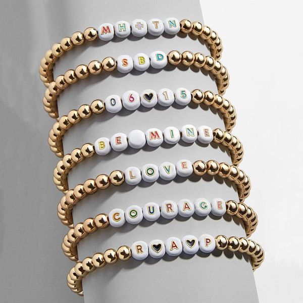 charm bracelets creative handmade alloy letter number beads braceletes fashion jewelry accessories for women and men, Golden;silver
charm bracelets creative handmade alloy letter number beads braceletes fashion jewelry accessories for women and men, Golden;silver