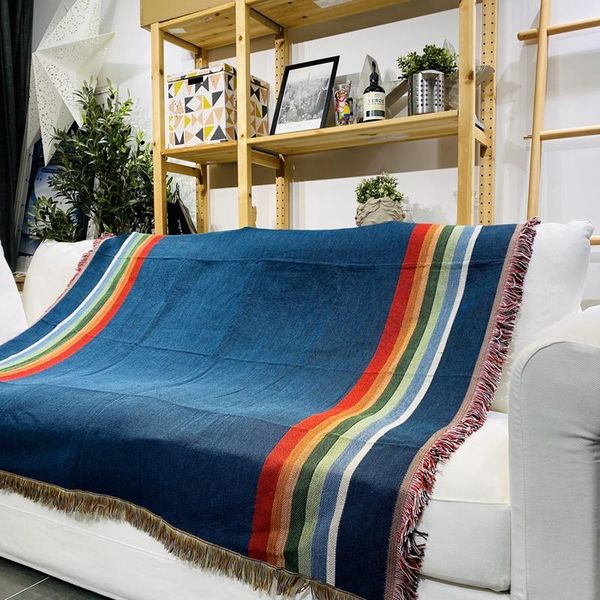 blue rainbow throw blanket with fringe abstract geometric pattern sofa decorative hanging tapestry blankets rug home decor carpets
blue rainbow throw blanket with fringe abstract geometric pattern sofa decorative hanging tapestry blankets rug home decor carpets