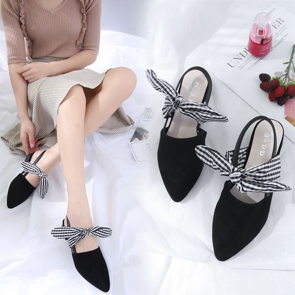 new pointed bow flat deep mouth black one-sided belt wrap bandage thick heel student single shoes women
new pointed bow flat deep mouth black one-sided belt wrap bandage thick heel student single shoes women