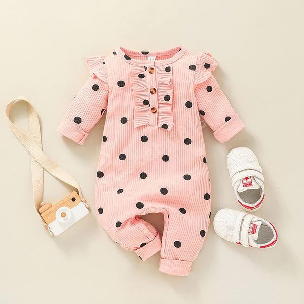 baby girl ruffle polka dot jumpsuits fall kids boutique clothing 0-2t infant toddlers crawl clothes cute, Blue
baby girl ruffle polka dot jumpsuits fall kids boutique clothing 0-2t infant toddlers crawl clothes cute, Blue