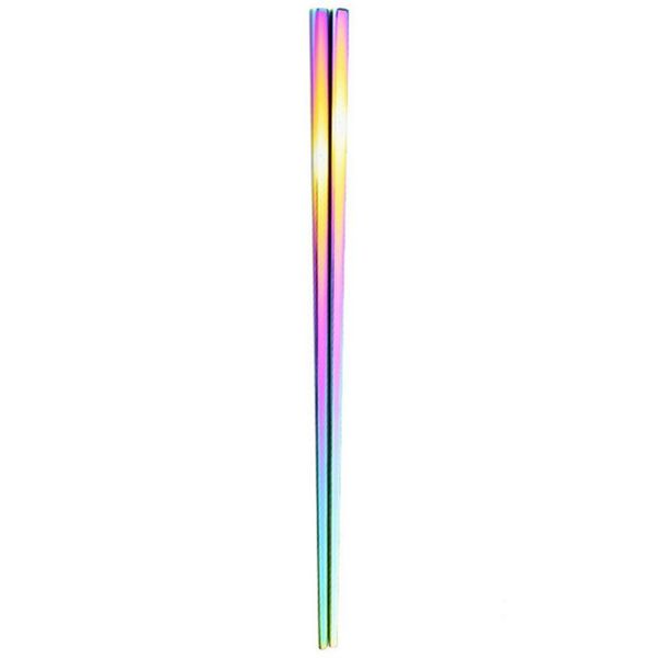 chopsticks colorful metal stainless steel reusable holographic rainbow chopstick 2021
chopsticks colorful metal stainless steel reusable holographic rainbow chopstick 2021