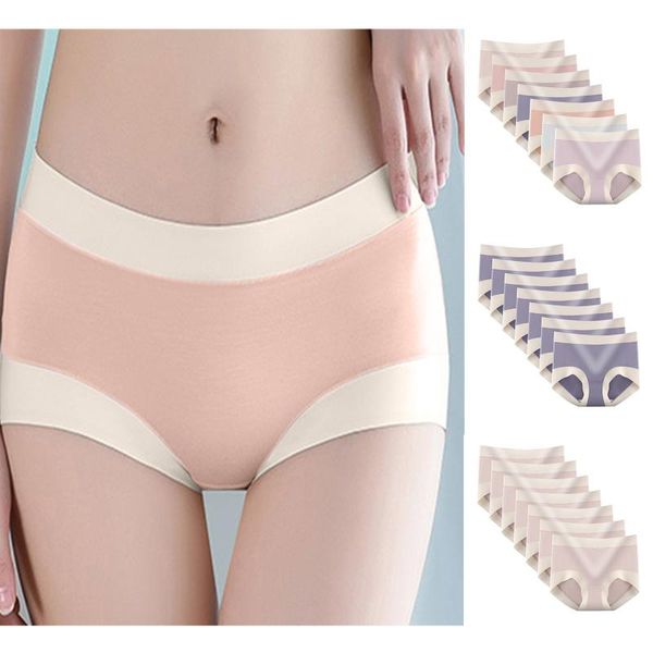 women's panties 7pc womens soft model midpack hip briefs underwear underpants mid waist knickers plus size breathable cotton, Black;pink
women's panties 7pc womens soft model midpack hip briefs underwear underpants mid waist knickers plus size breathable cotton, Black;pink
