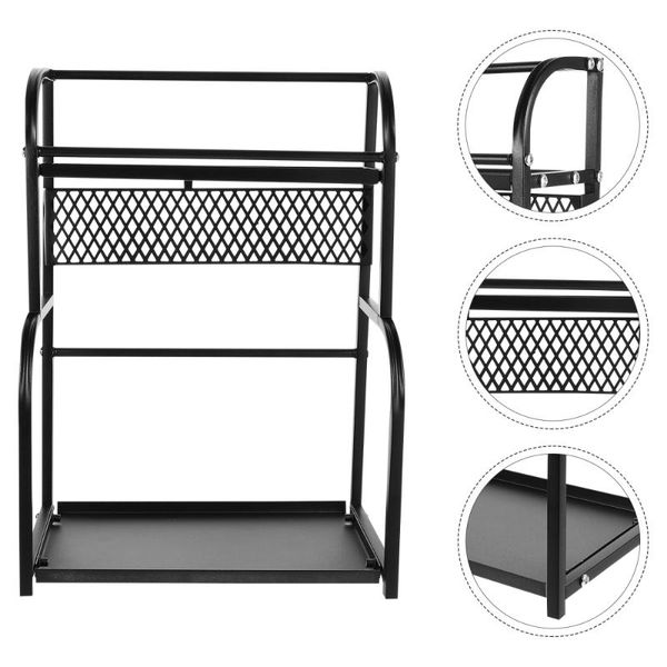 kitchen storage & organization 1pc multifunctional rack double-layer seasoning jar tray (black)
kitchen storage & organization 1pc multifunctional rack double-layer seasoning jar tray (black)