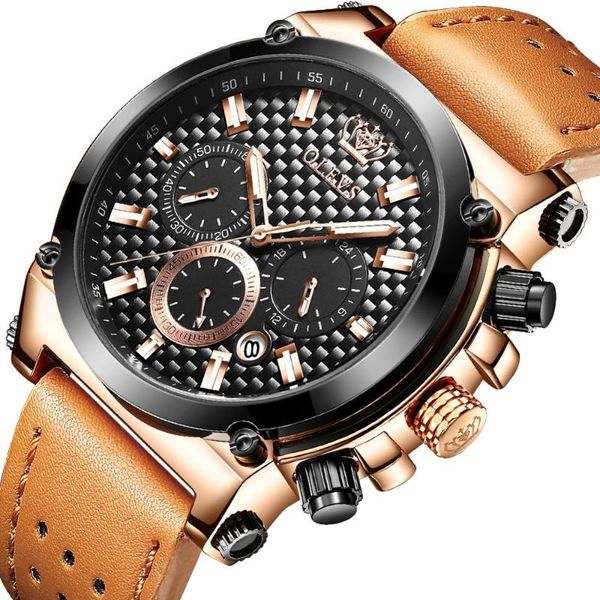 wristwatches auto date calendar luxury business sports waterproof male quartz watches leather men's band relojes, Slivery;brown
wristwatches auto date calendar luxury business sports waterproof male quartz watches leather men's band relojes, Slivery;brown