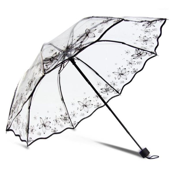 umbrellas floral printed transparent rain umbrella windproof foldable three-fold sun-proof travel for outdoor home use1
umbrellas floral printed transparent rain umbrella windproof foldable three-fold sun-proof travel for outdoor home use1